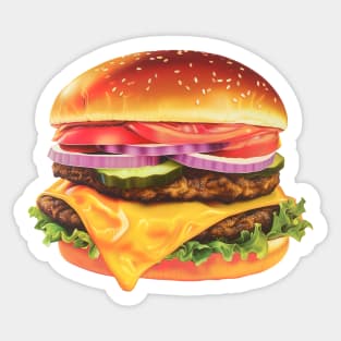 Cheeseburger! Sticker